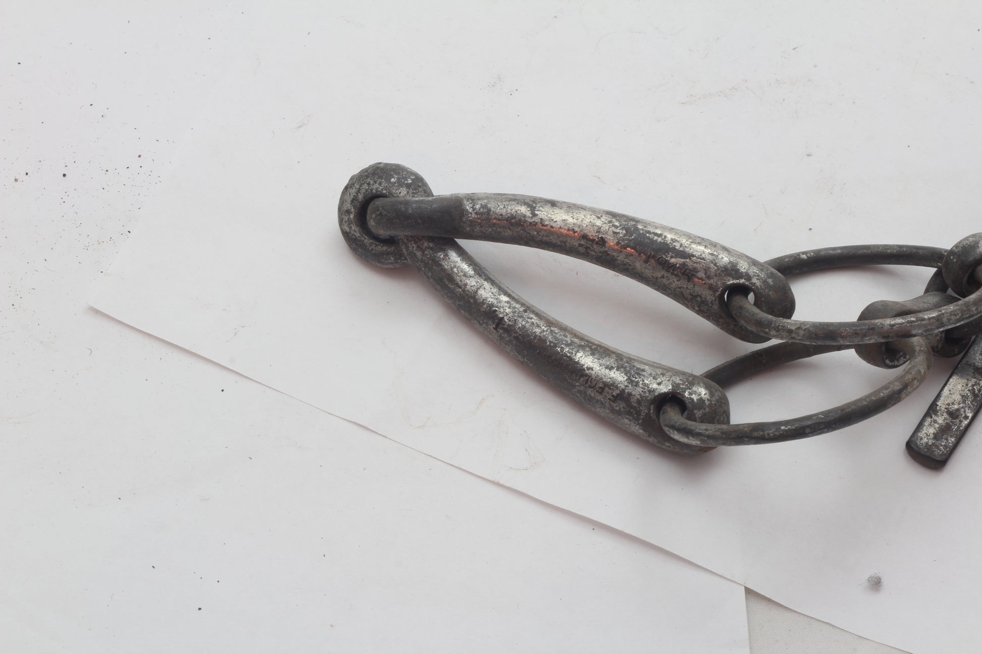 A 1945 Steel T Bar Bradoon or Watering Snaffle