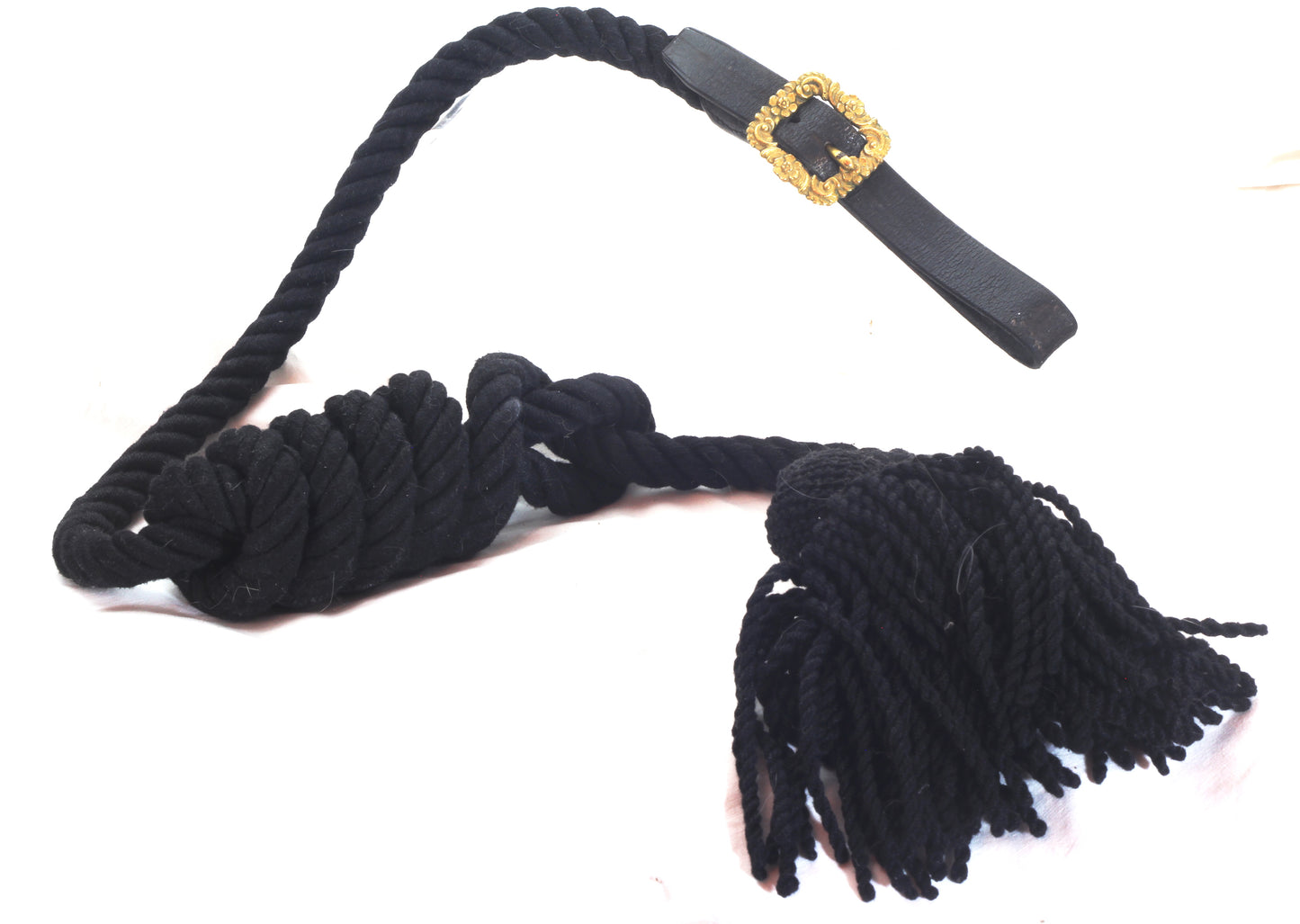 A Black Rope for an Officer's Horse