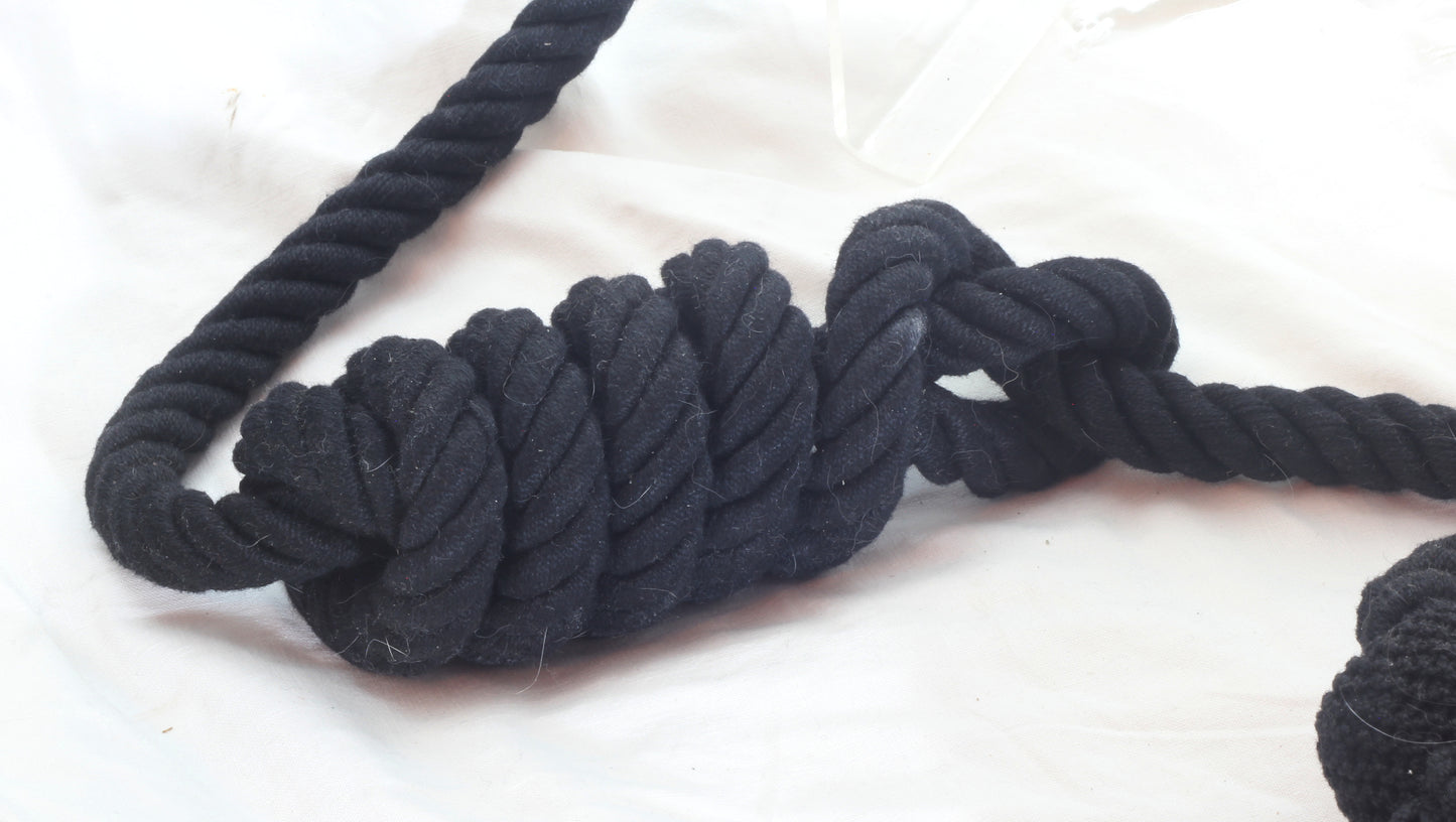 A Black Rope for an Officer's Horse