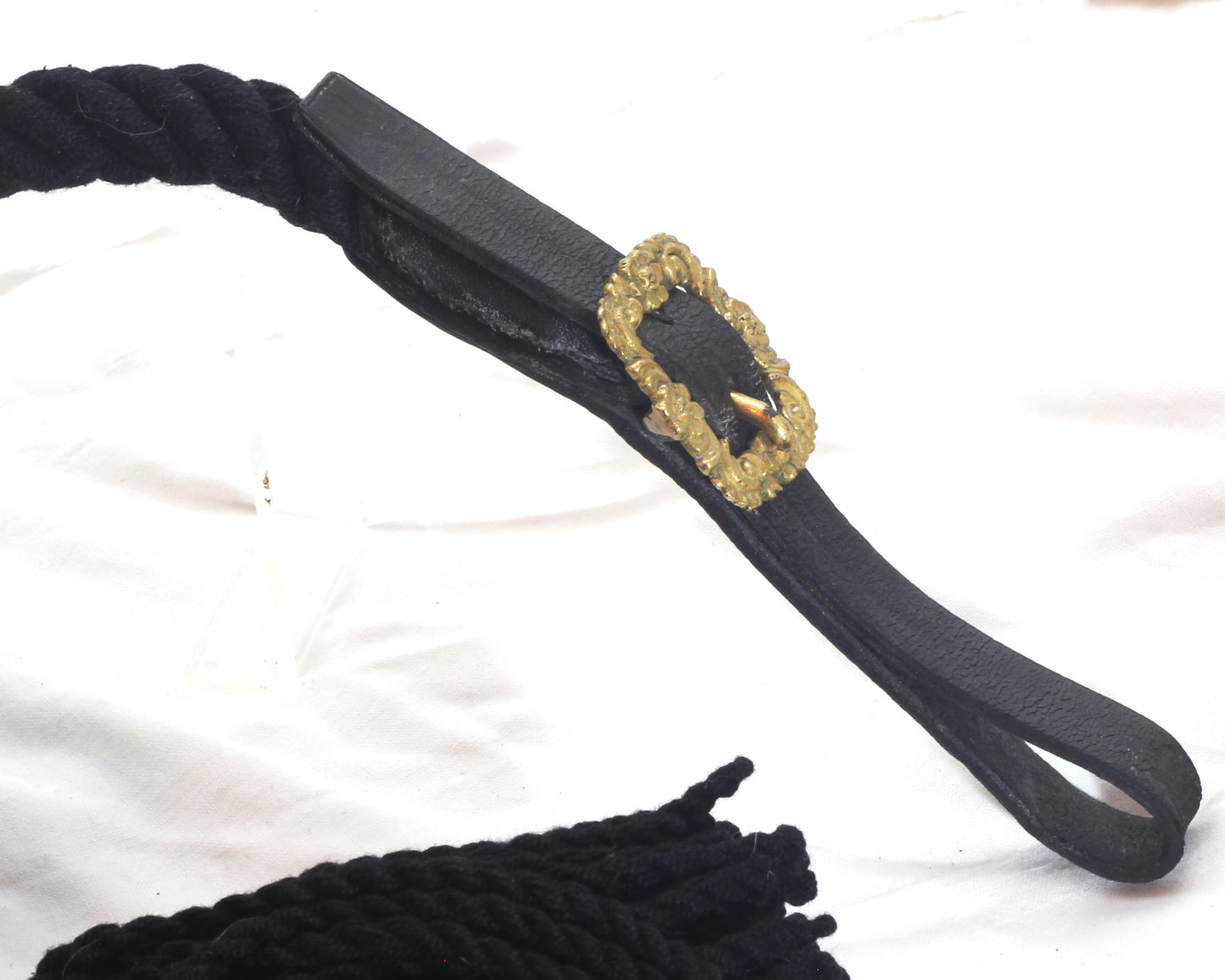 A Black Rope for an Officer's Horse