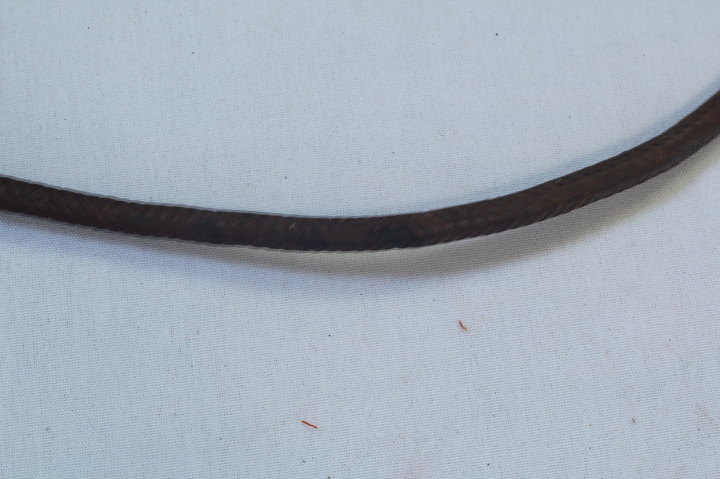 Vintage Braided Leather Stock Whip - w1637