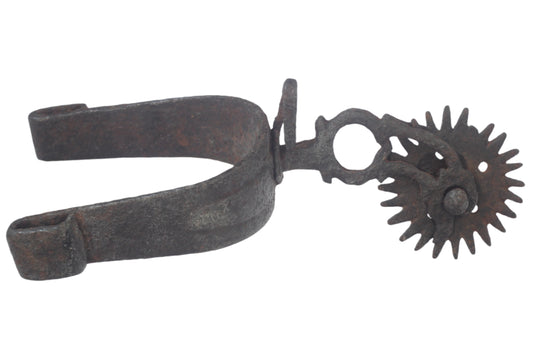 Antique spur with bird head