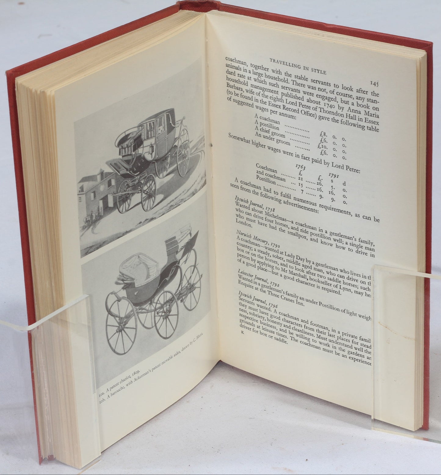 Roads and their traffic 1750-1850 by J.R.Copeland, 1st Ed. 1968