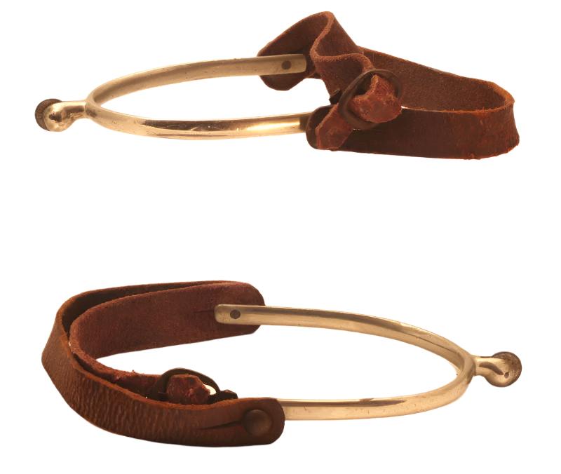 Pair of Small Nickel Spurs