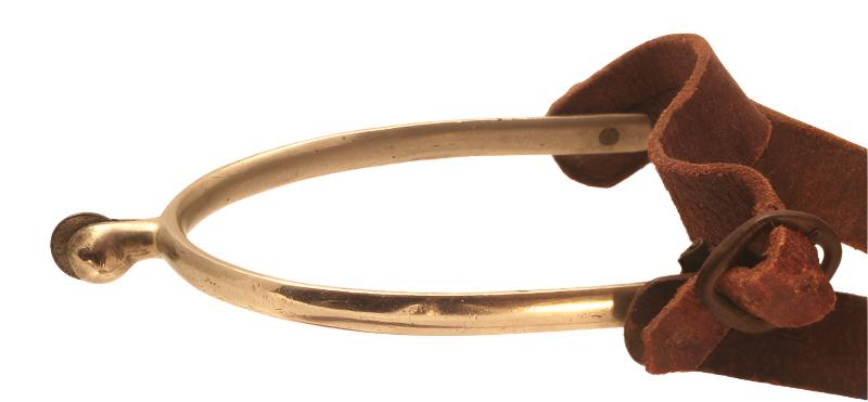 Pair of Small Nickel Spurs