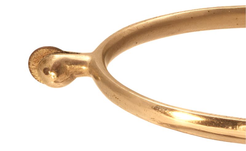 Pair of Small Nickel Spurs