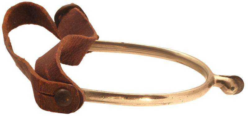 Pair of Small Nickel Spurs