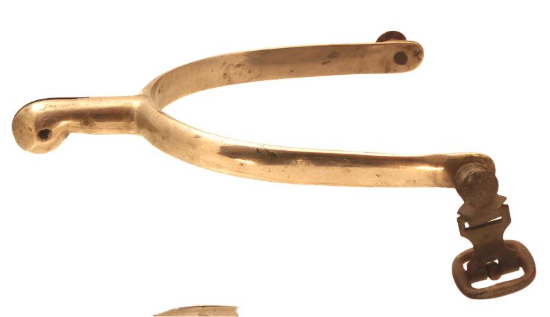 Pair of Nickel Hunting Spurs