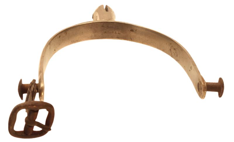 Pair of Nickel Hunting Spurs