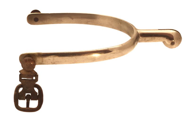 Pair of Nickel Hunting Spurs