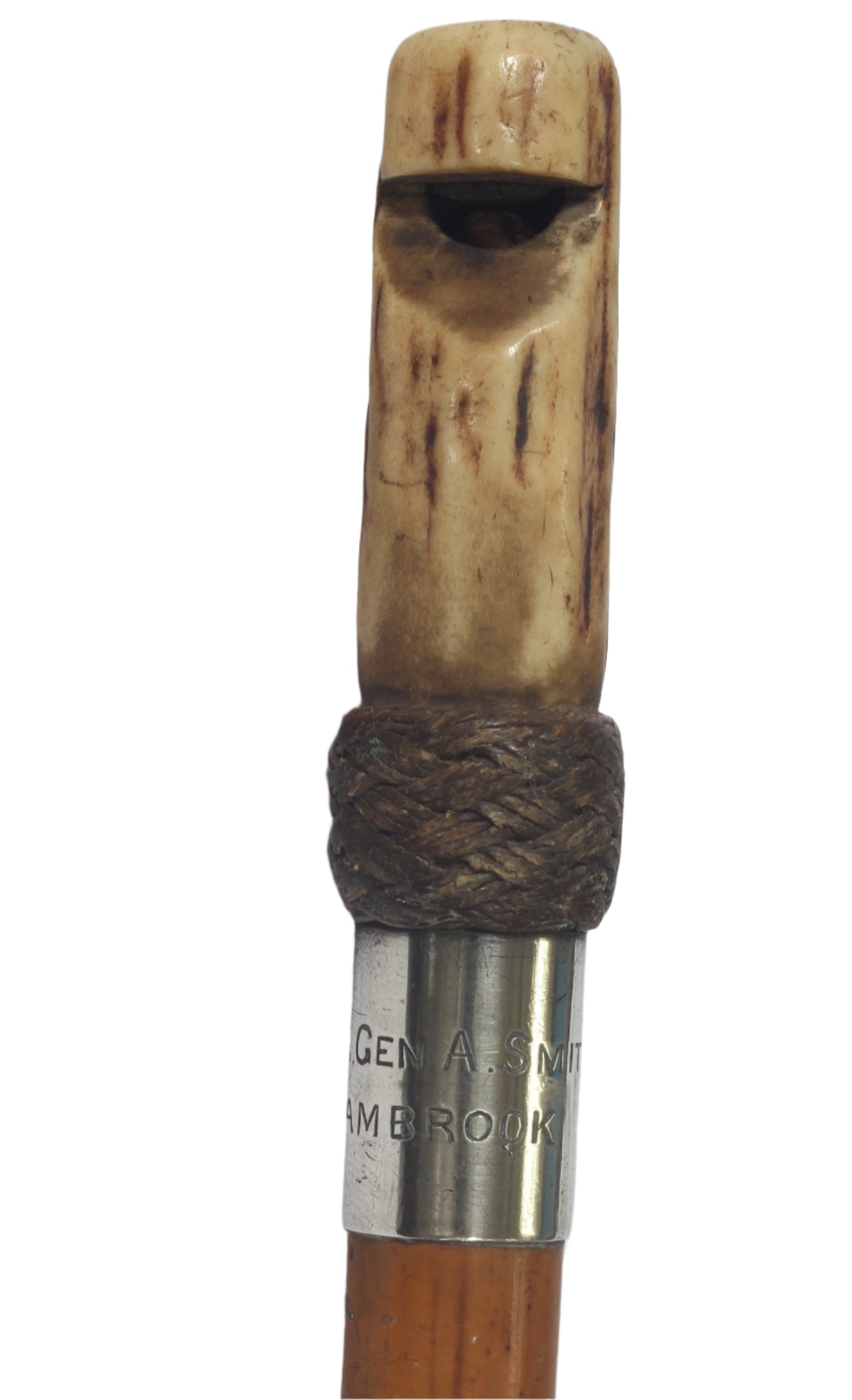 Antique Beagling Whip with Whistle