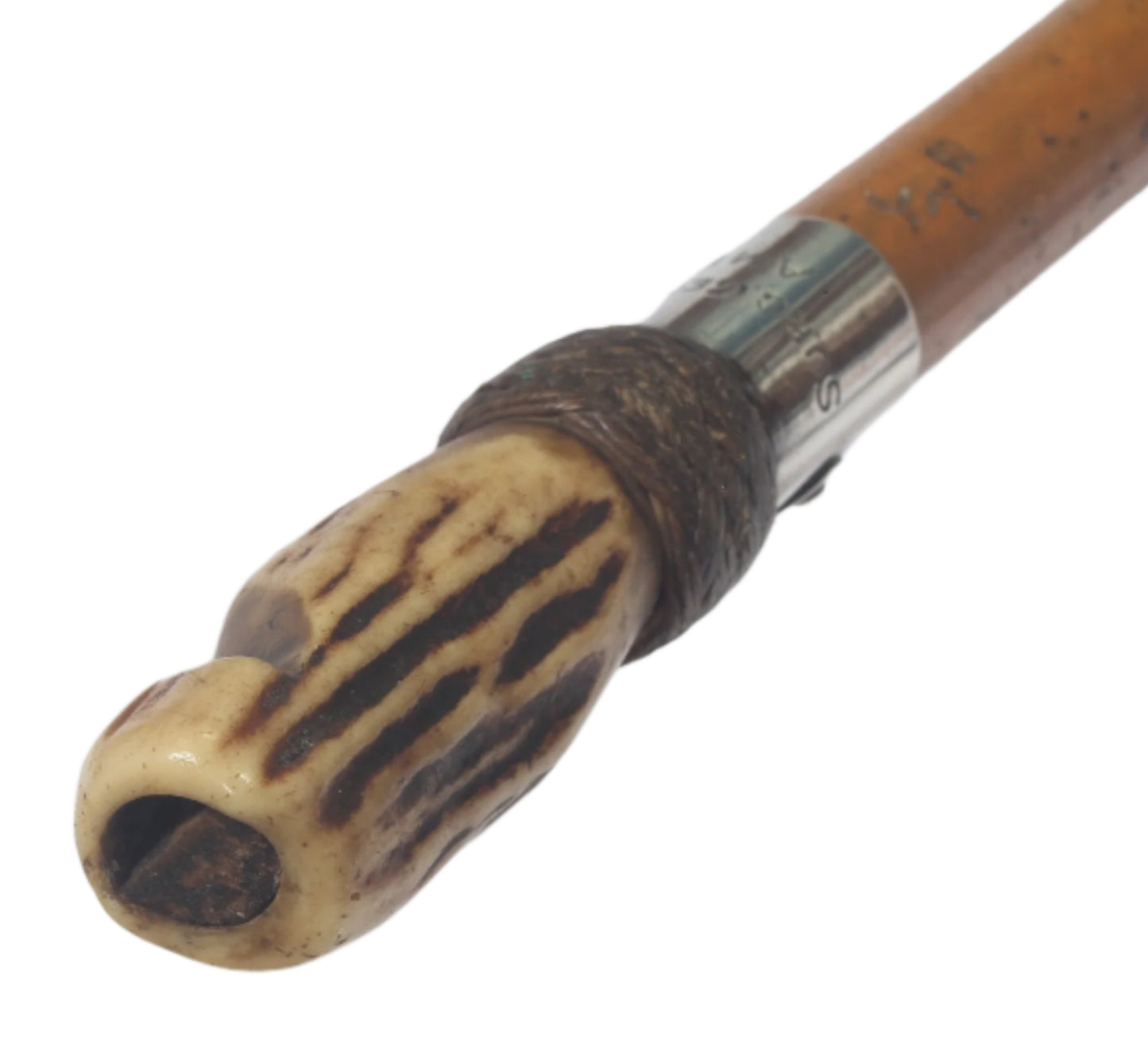 Antique Beagling Whip with Whistle