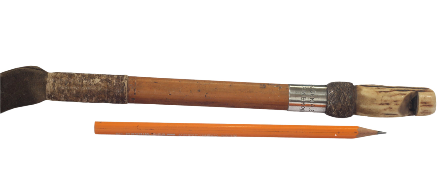 Antique Beagling Whip with Whistle