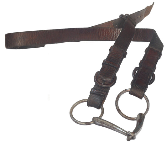 A 19th Century Bradoon & Headpiece