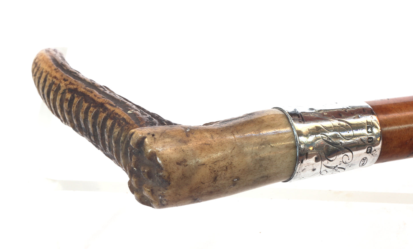 19th century hunting whip