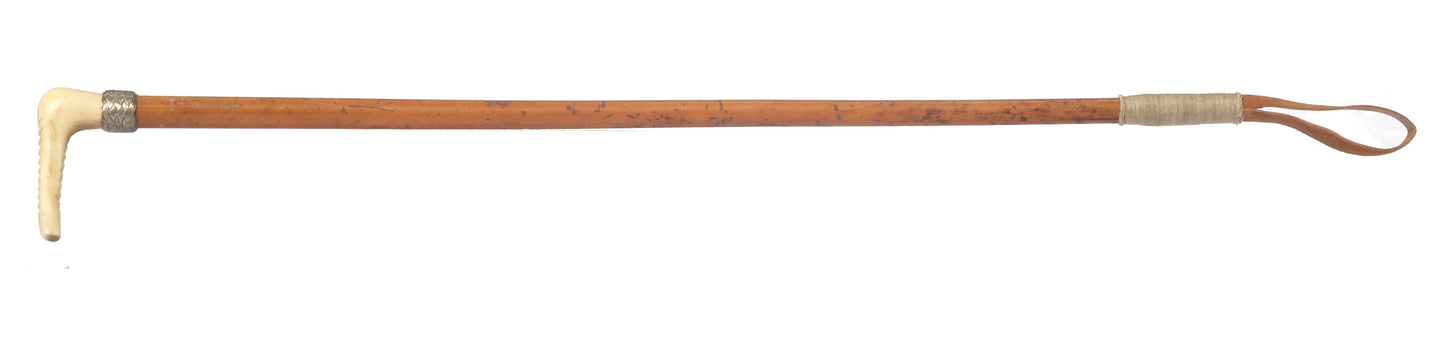 antique hunting whip