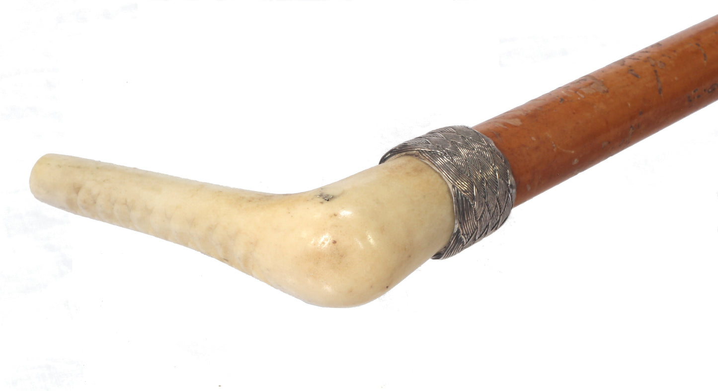 antique hunting whip