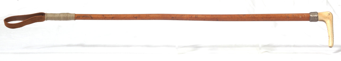 antique hunting whip