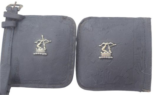 Antique state harness blinkers