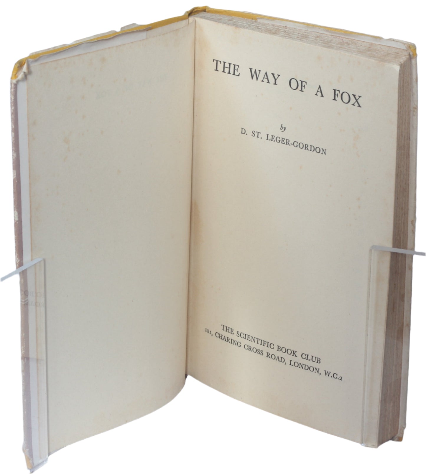 The Way of a Fox by D.St.Leger-Gordon, 1952
