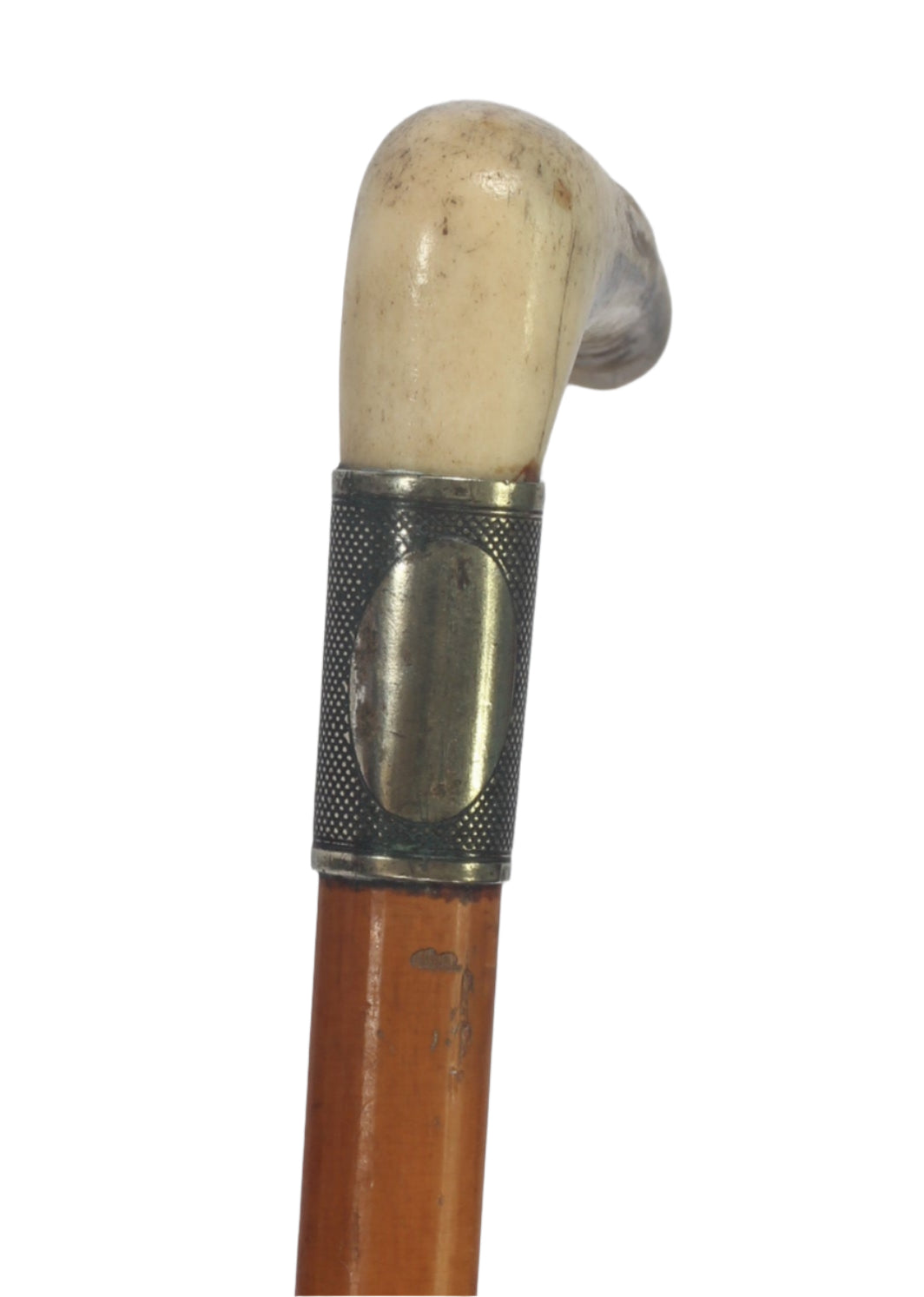 Antique Malacca Sidesaddle Hunting Whip or Crop
