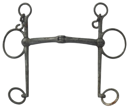 An Antique Rule Jointed Pelham Horse Bit