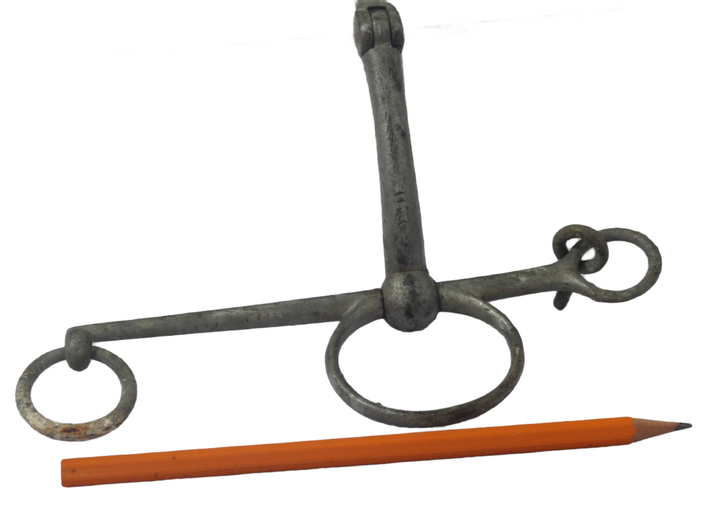 An Antique Rule Jointed Pelham Horse Bit
