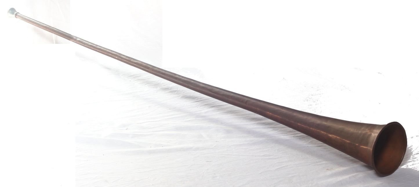 Old Copper Coach or Post Horn stamped Manchester & Liverpool