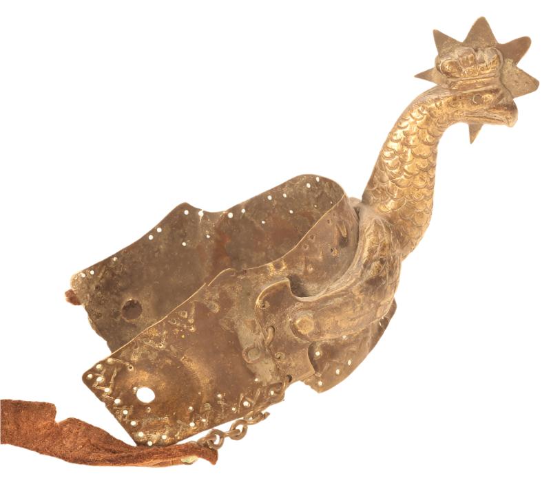 Large Gala or Parade Spur with Crowned Eagle