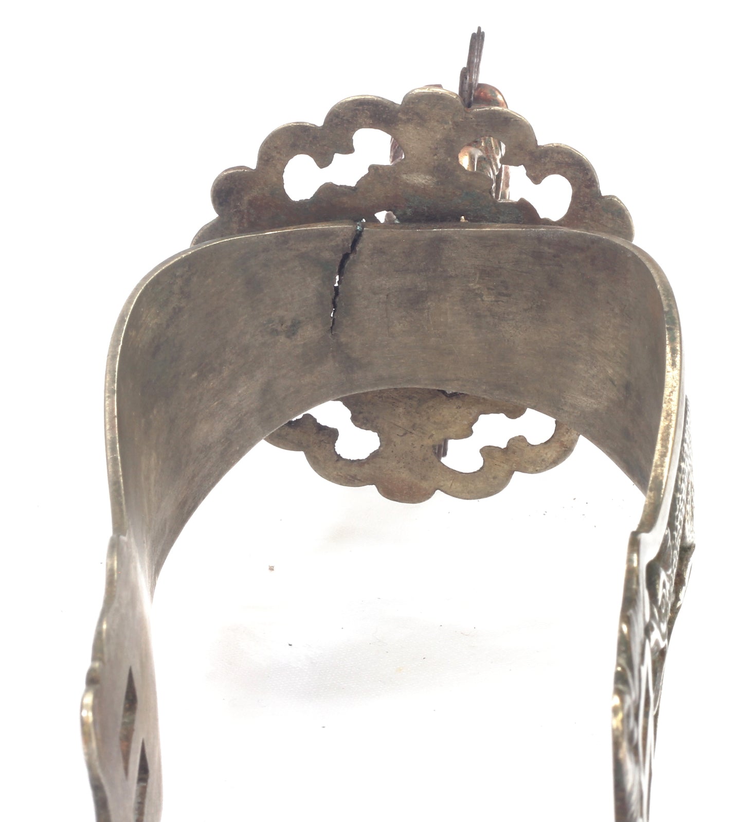 Pair of Gaucho Spurs Decorated with Dragons