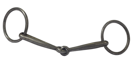 A Fine Steel Loose Ring Snaffle or Bradoon Bit