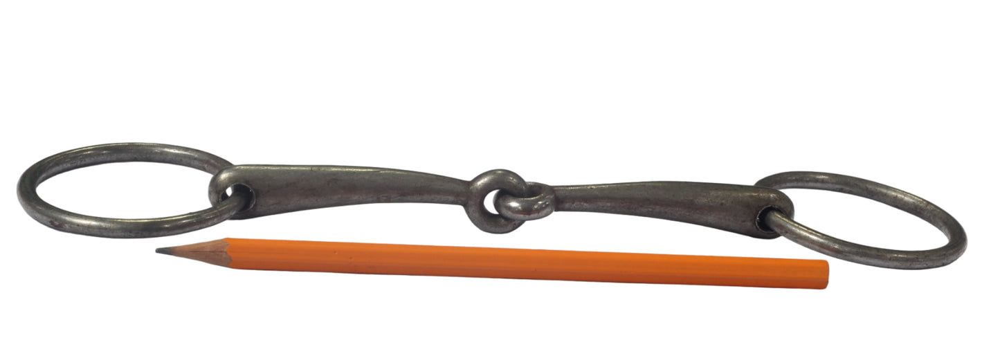 A Fine Steel Loose Ring Snaffle or Bradoon Bit