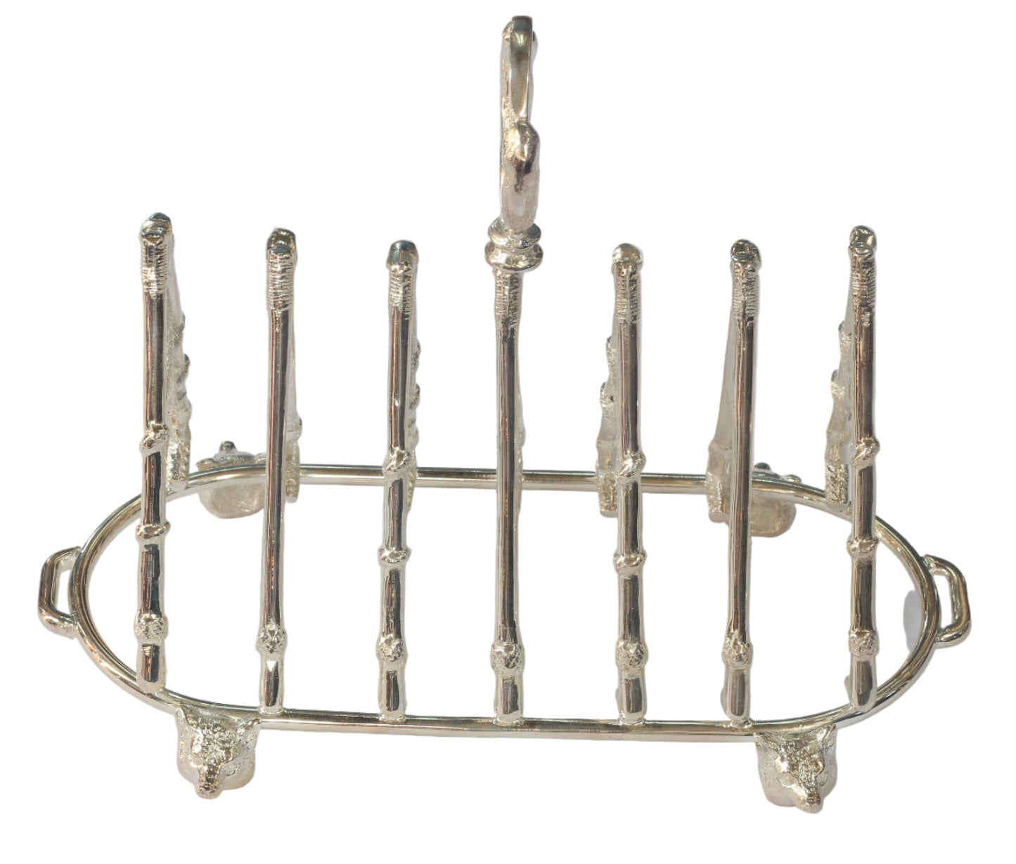 Silver Plated Hunting Themed Toast Rack