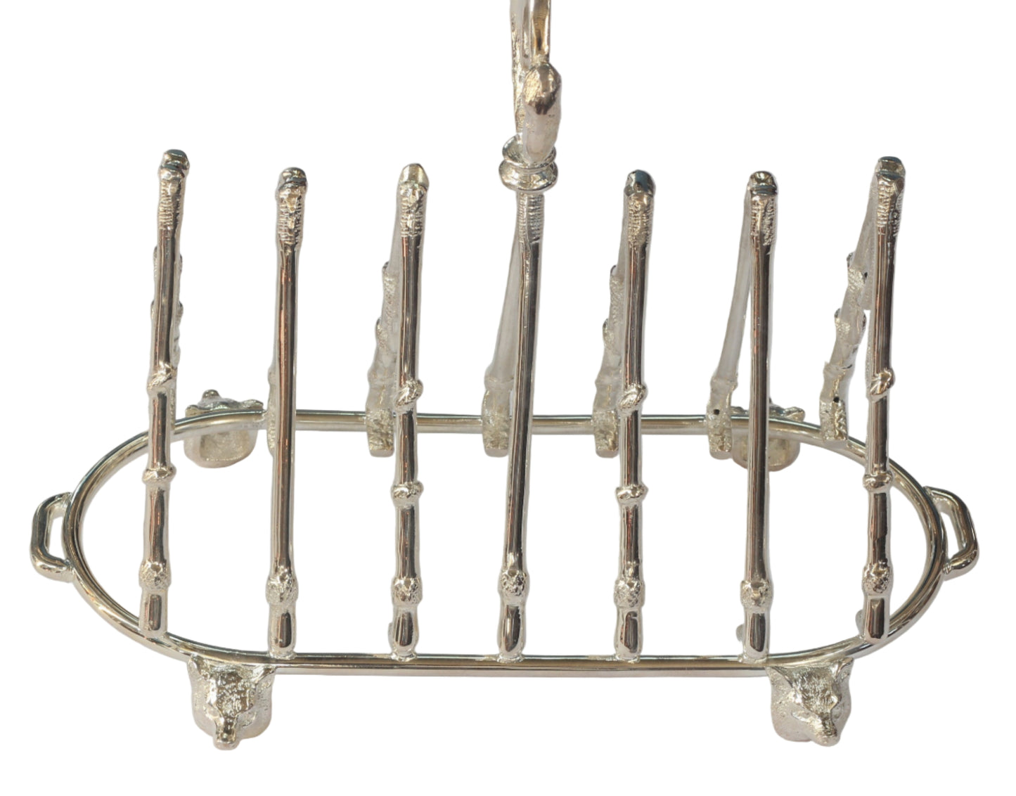 Silver Plated Hunting Themed Toast Rack