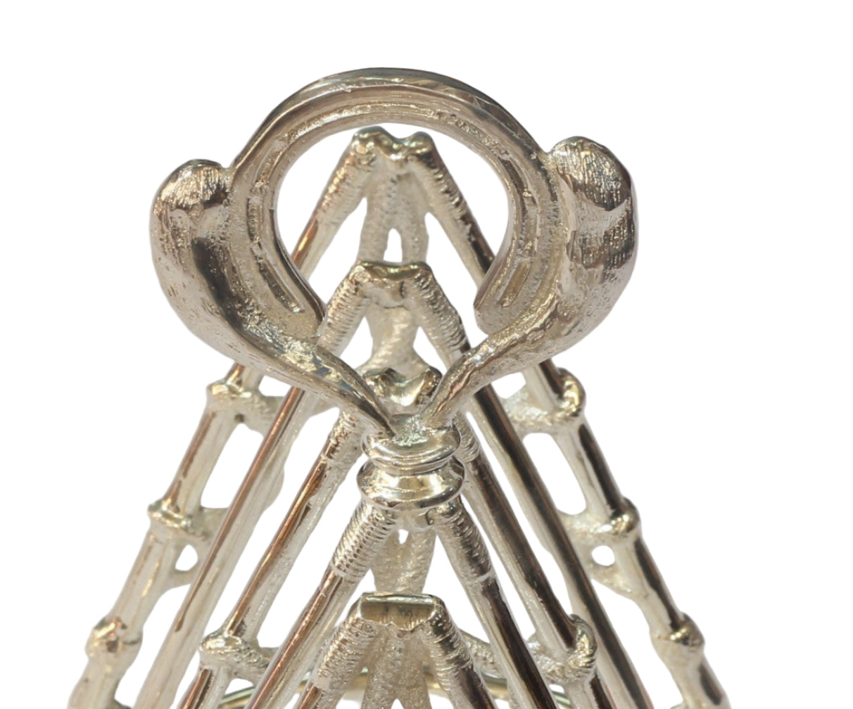 Silver Plated Hunting Whip Toast Rack