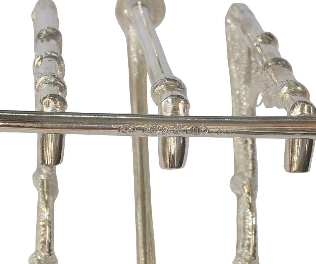 Silver Plated Hunting Themed Toast Rack