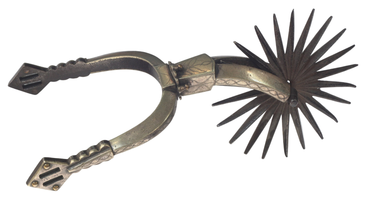 Single Decorated Chilean Huaso Spur - Spur620