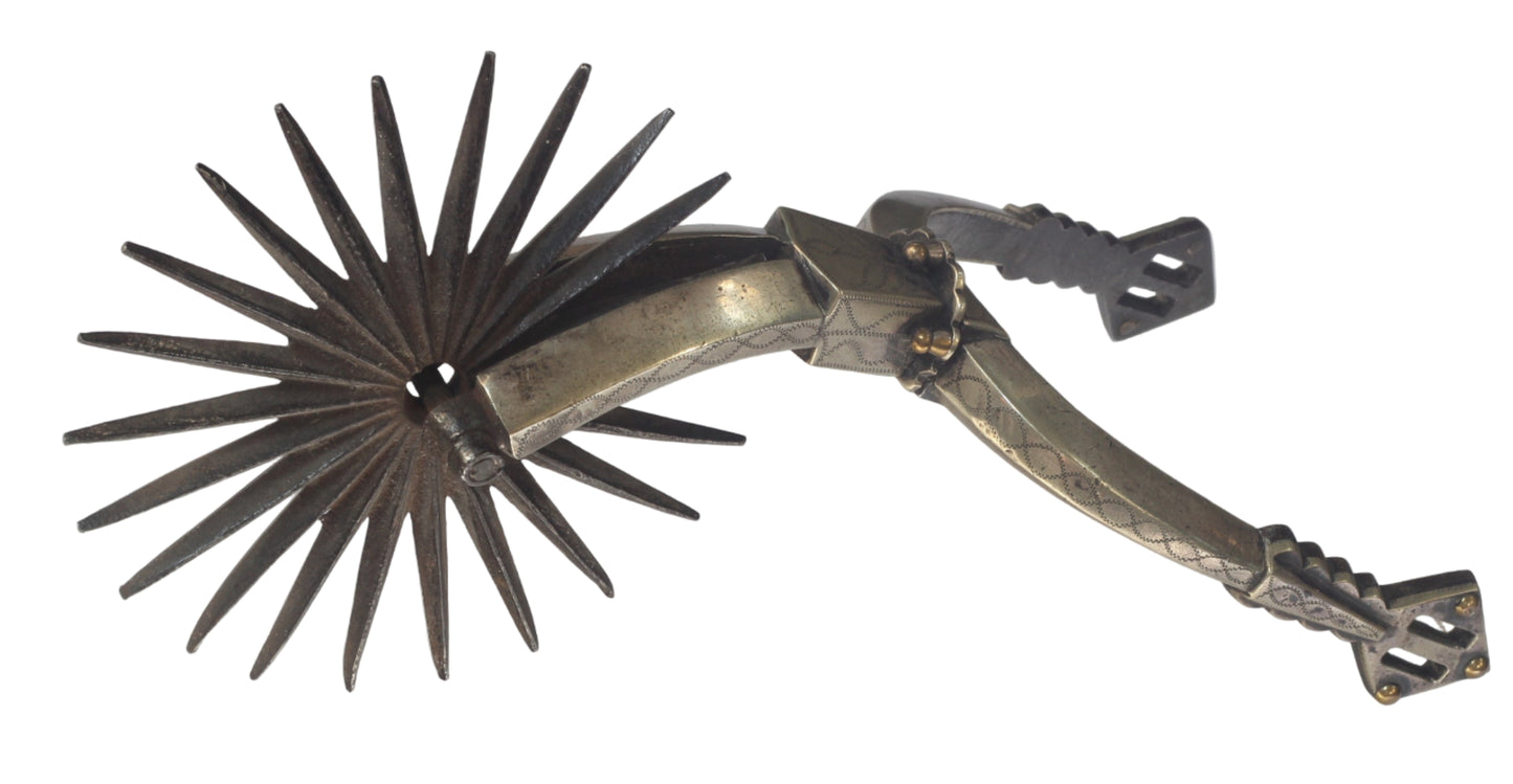 Single Decorated Chilean Huaso Spur