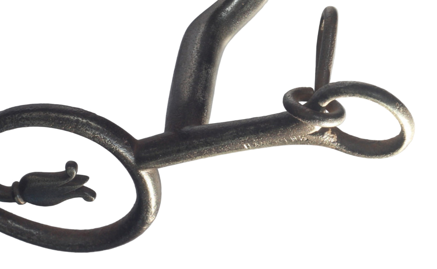 Antique horse bit by Hawkins