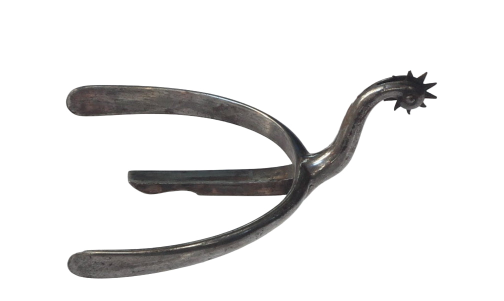 Fine Steel Box Spurs by Coe of London