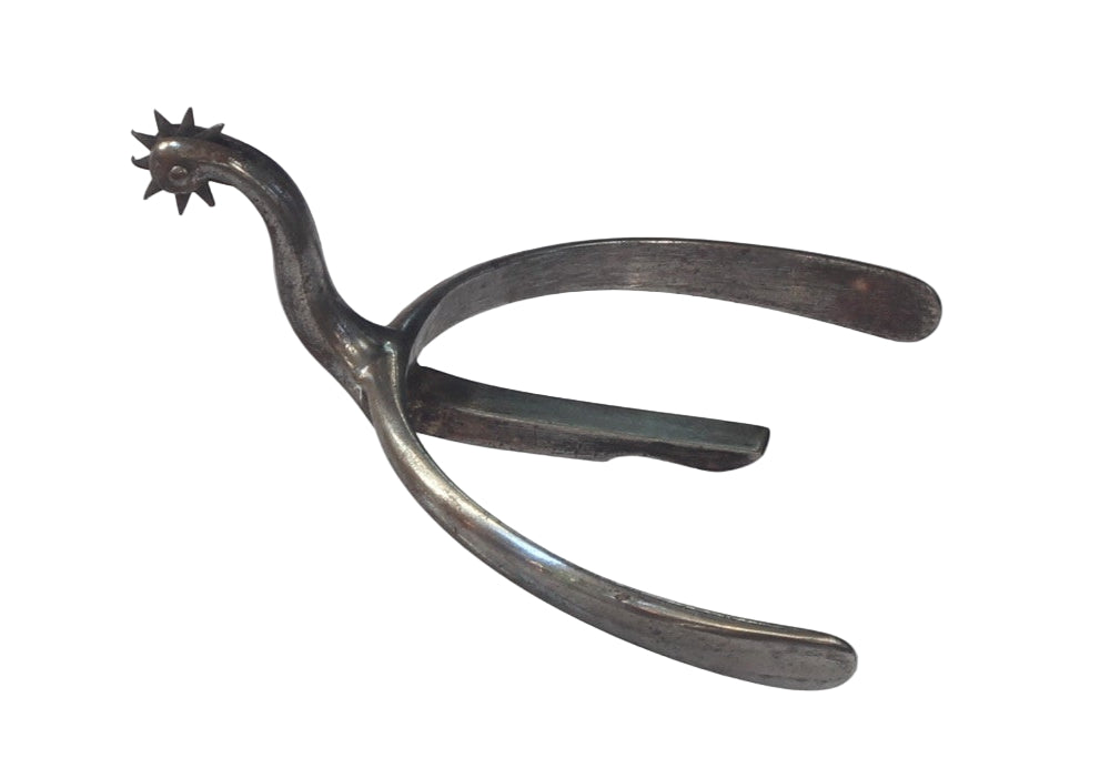 Fine Steel Box Spurs by Coe of London