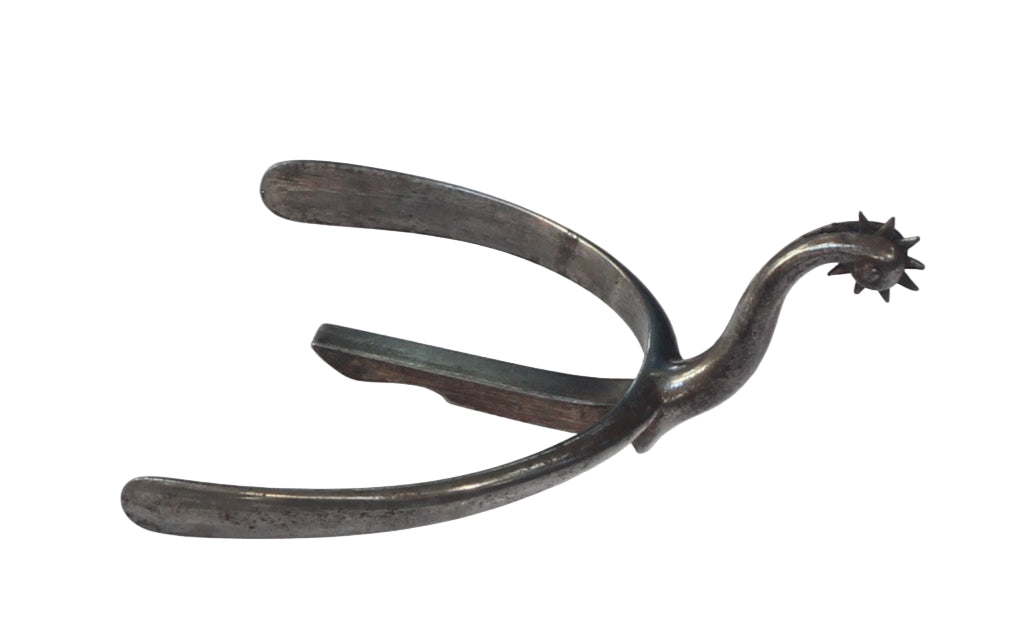 Fine Steel Box Spurs by Coe of London