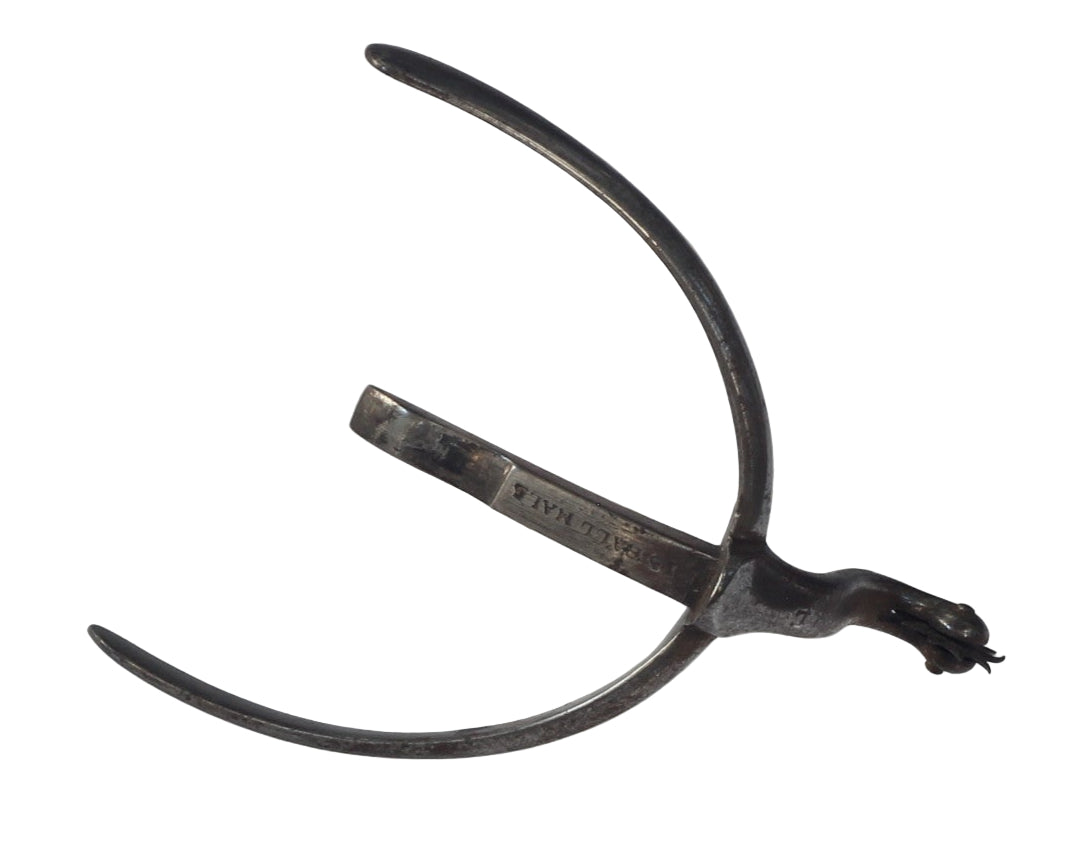 Fine Steel Box Spurs by Coe of London