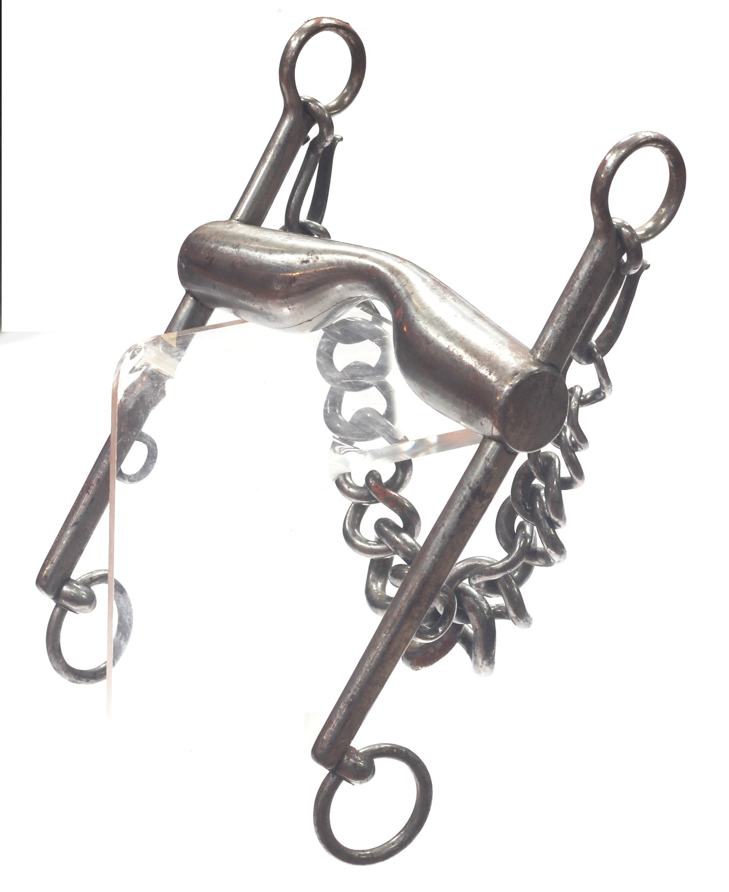 A 19th Century Curb Bit with Graduated Curb Chain