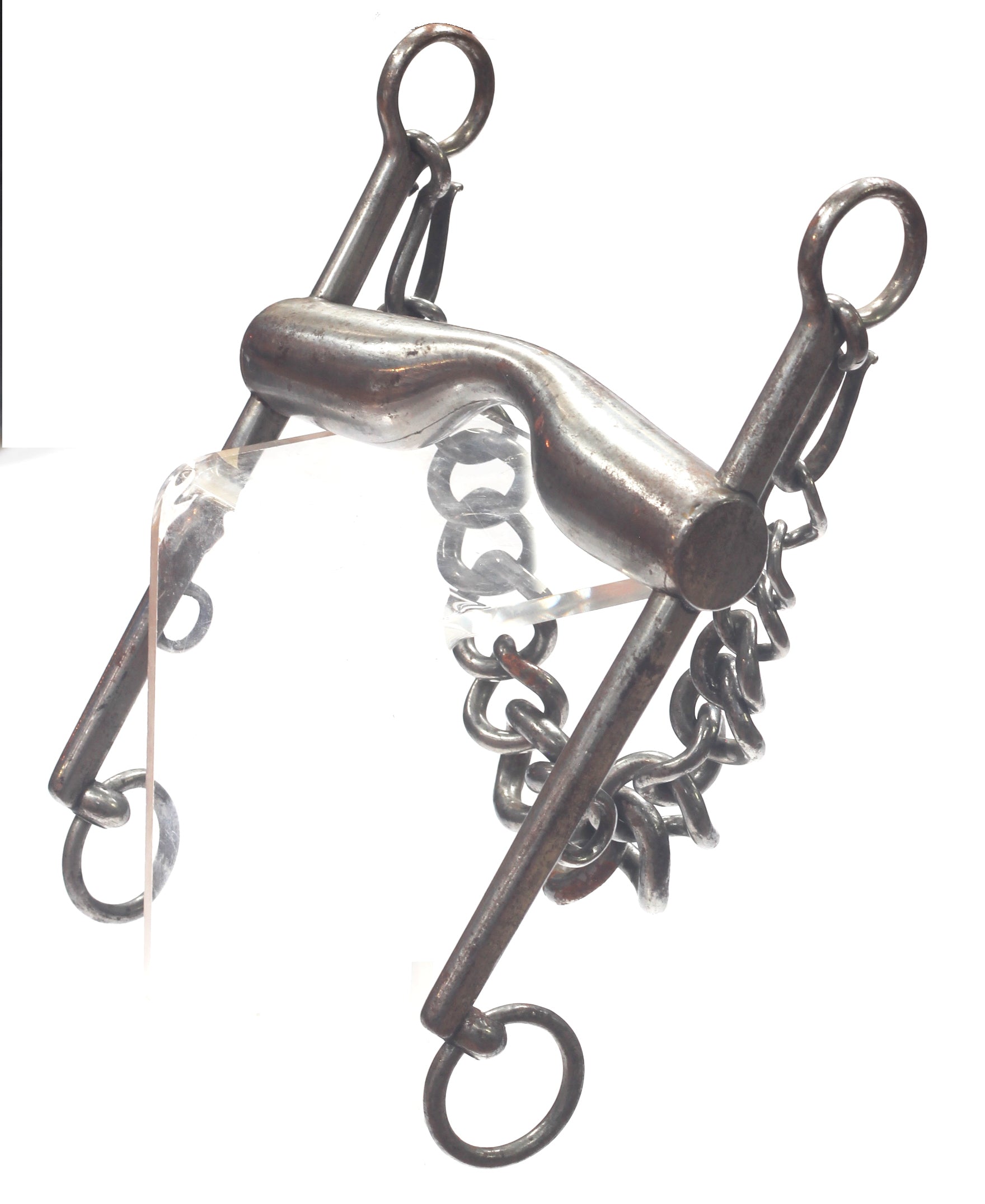 A 19th Century Curb Bit with Graduated Curb Chain