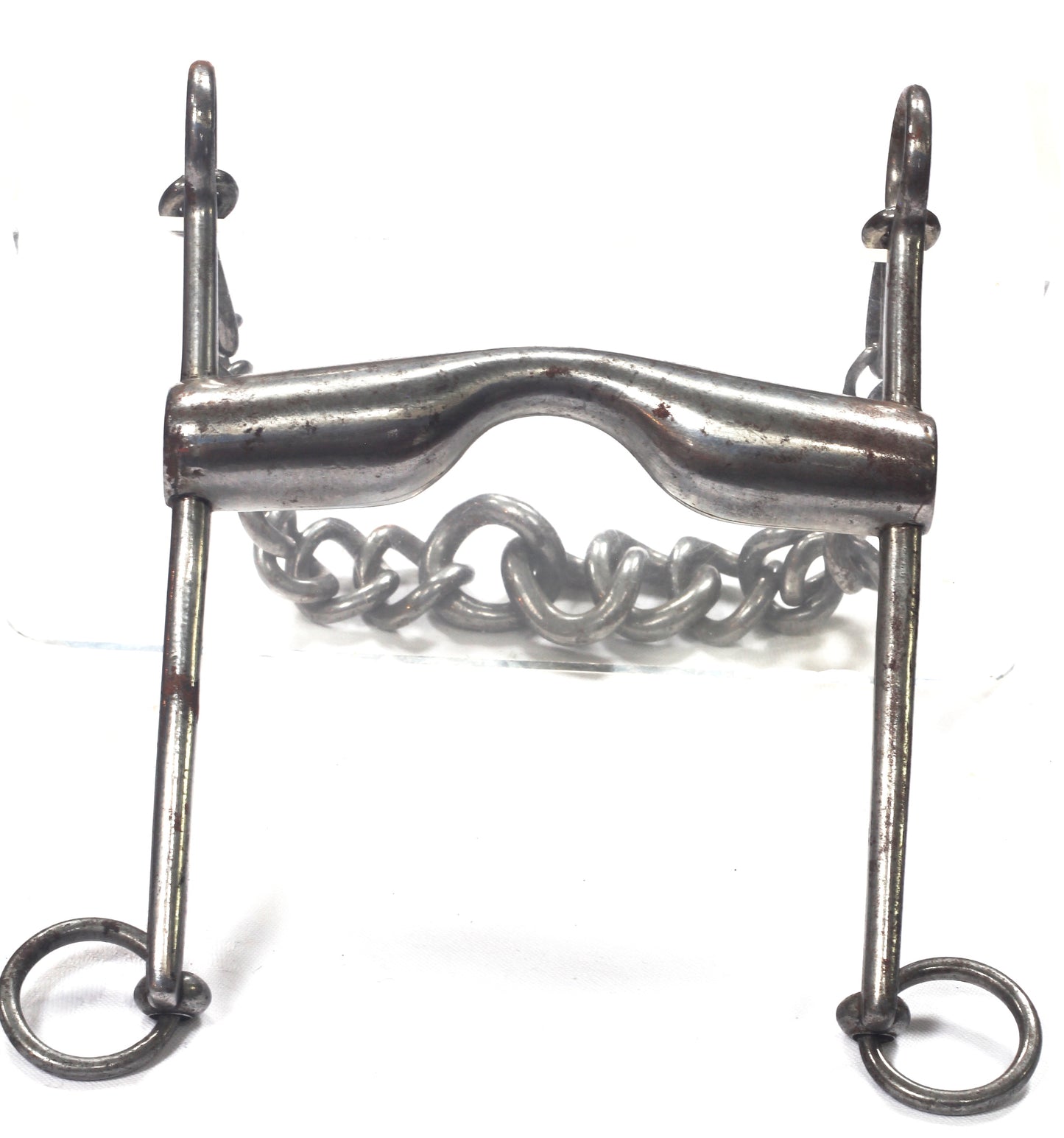 A 19th Century Curb Bit with Graduated Curb Chain