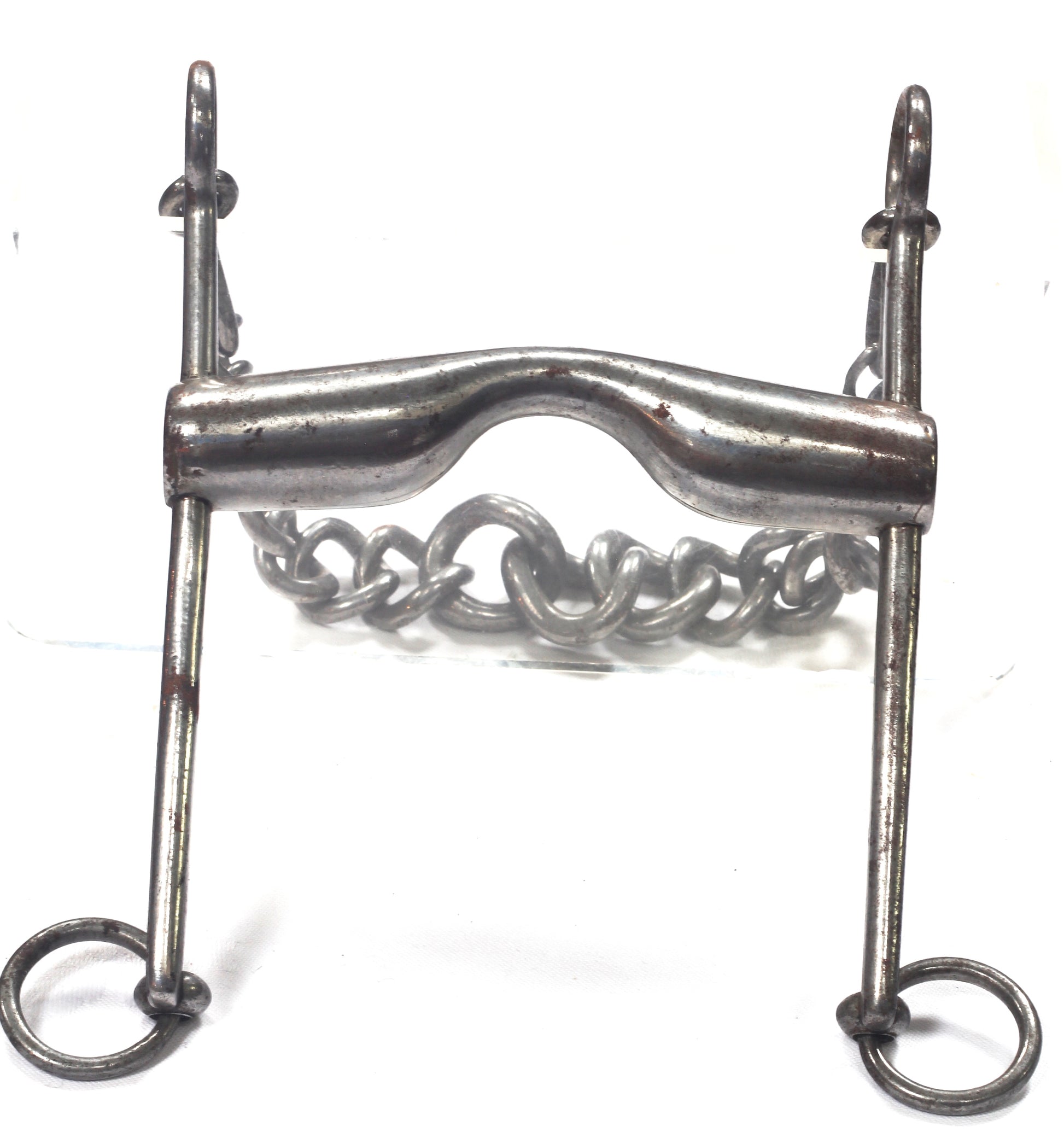 A 19th Century Curb Bit with Graduated Curb Chain