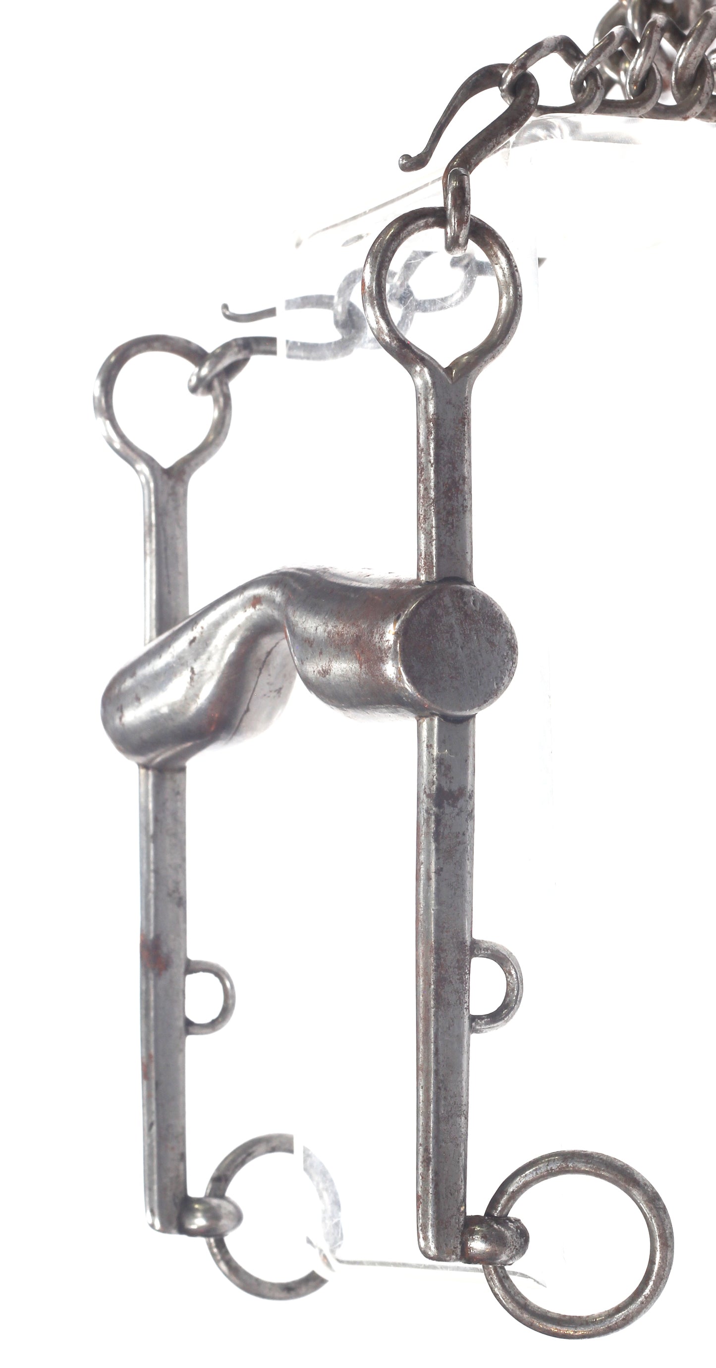 A 19th Century Curb Bit with Graduated Curb Chain