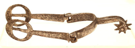17th Century Steel Spur with Hinged Arms