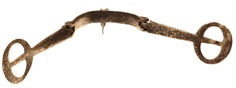17th Century Steel Spur with Hinged Arms